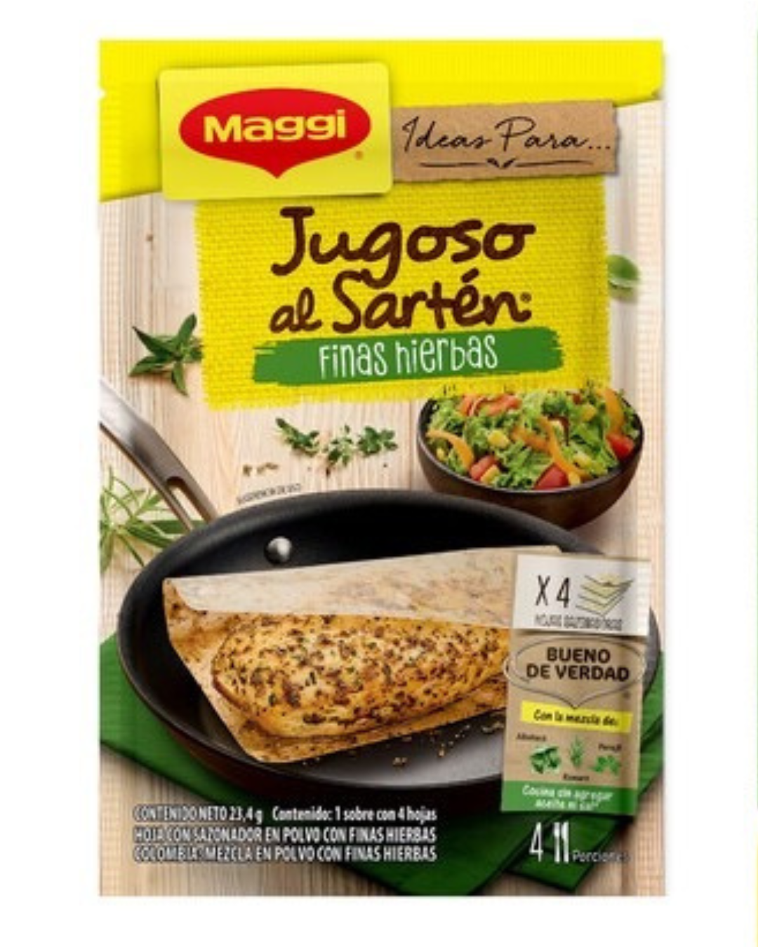 MAGGI- Jugoso al sartén (Finas Hiervas)