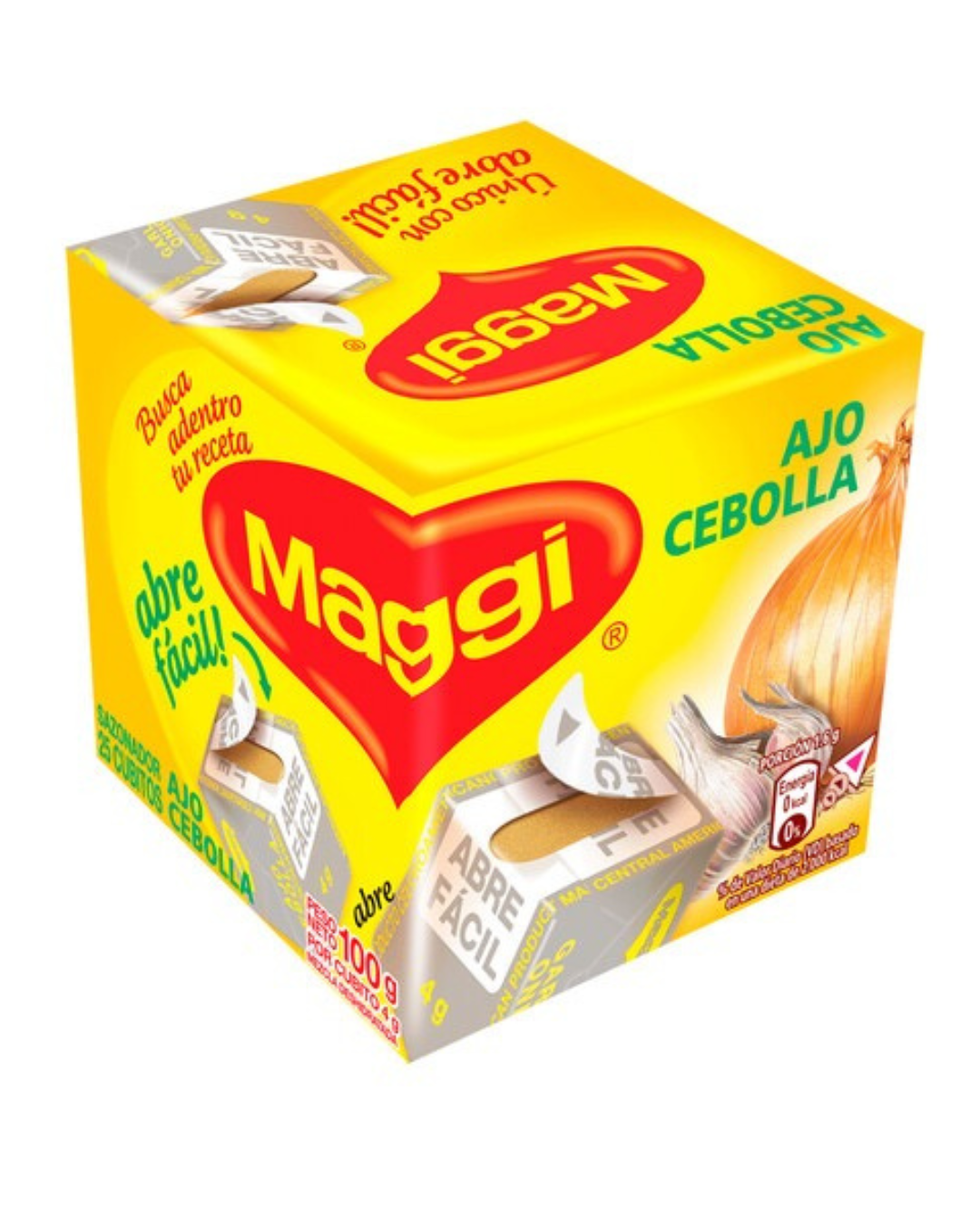 Maggi- Cubitos ajo y cebolla 100g.