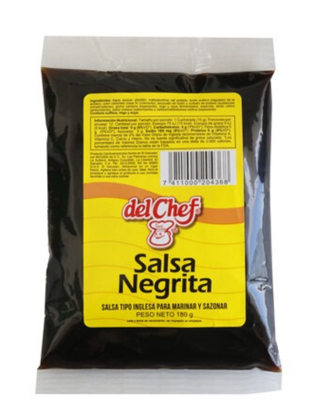 Del chef- Salsa negrita 180g.