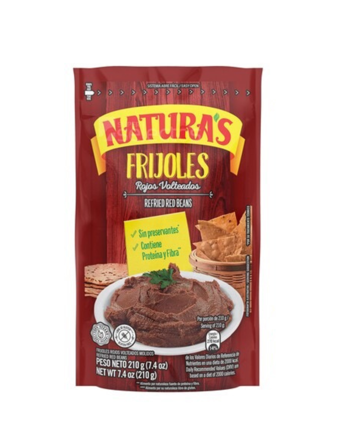 Naturas- Frijoles Rojos 210g.