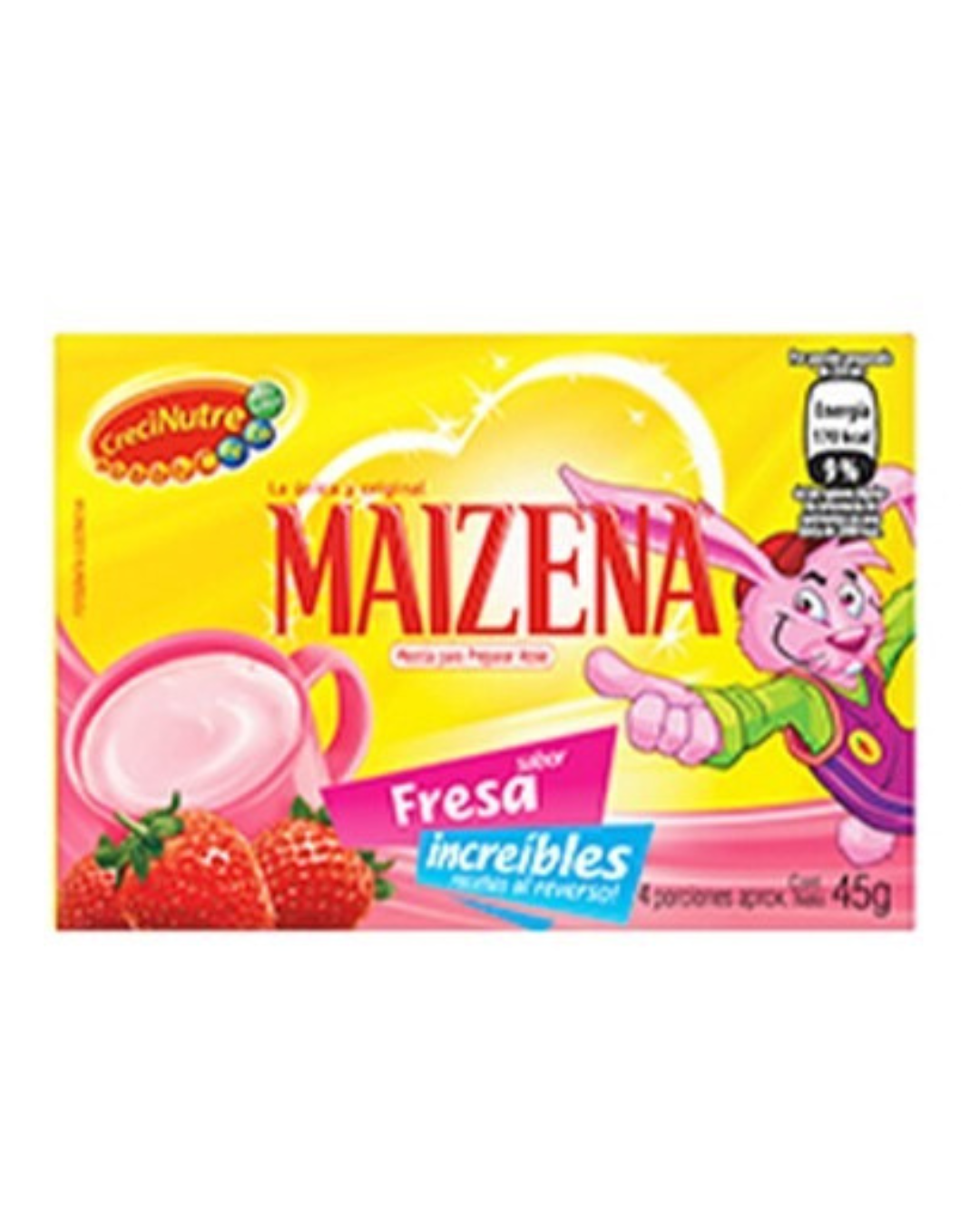 Maizena- Sabor Fresa 45g.