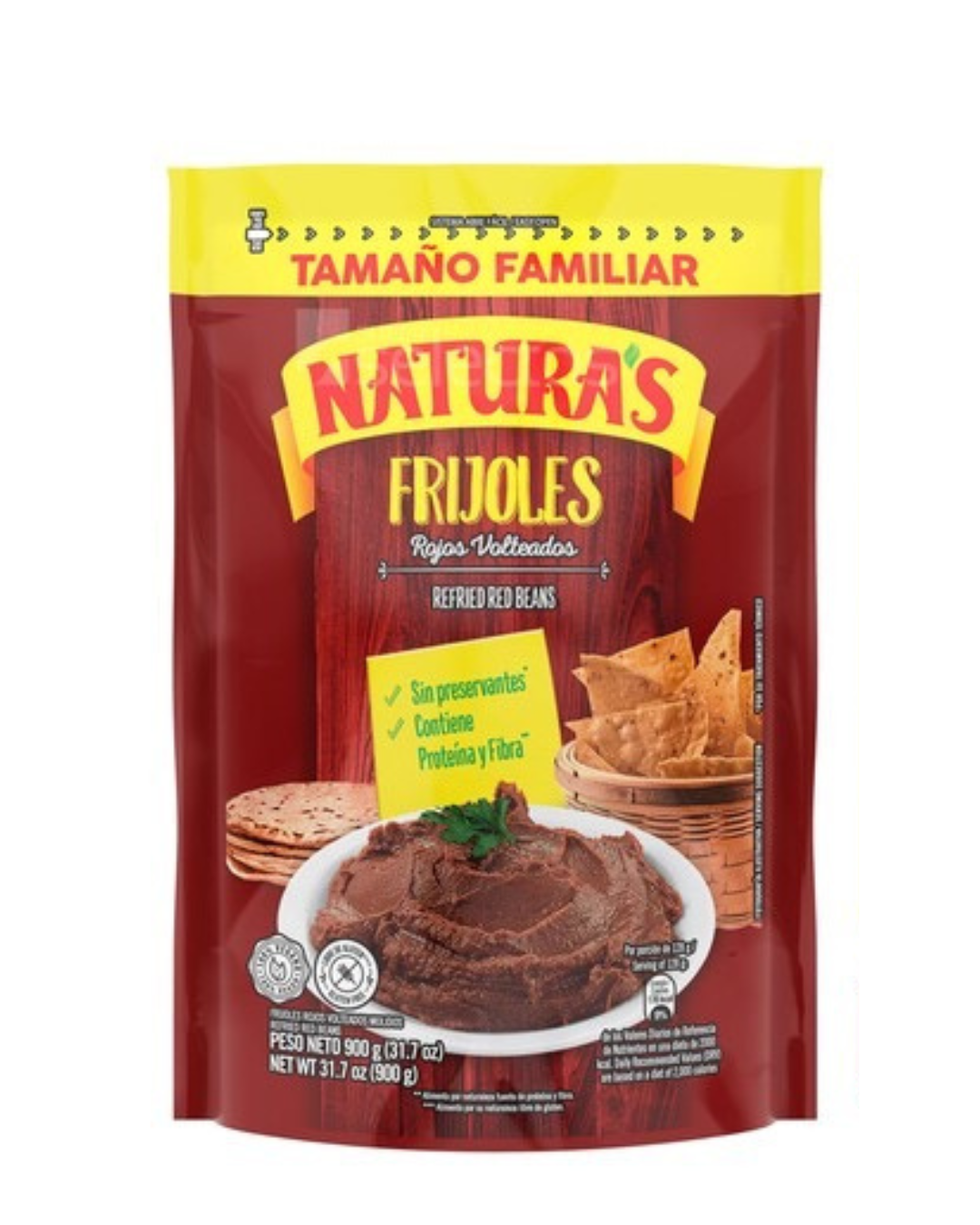 Naturas- Frijoles Rojos 900g.