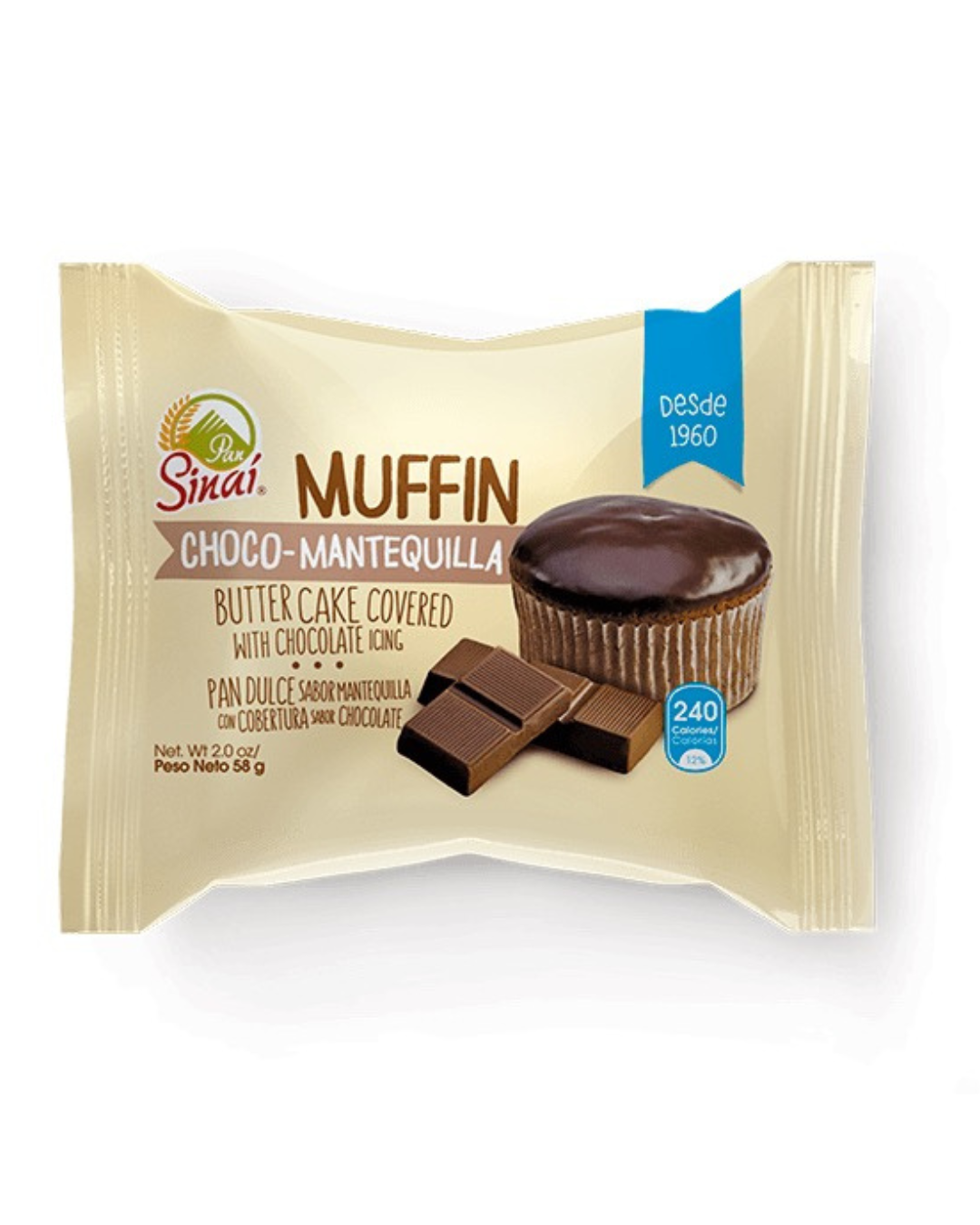 Sinai- Muffin choco mantequilla