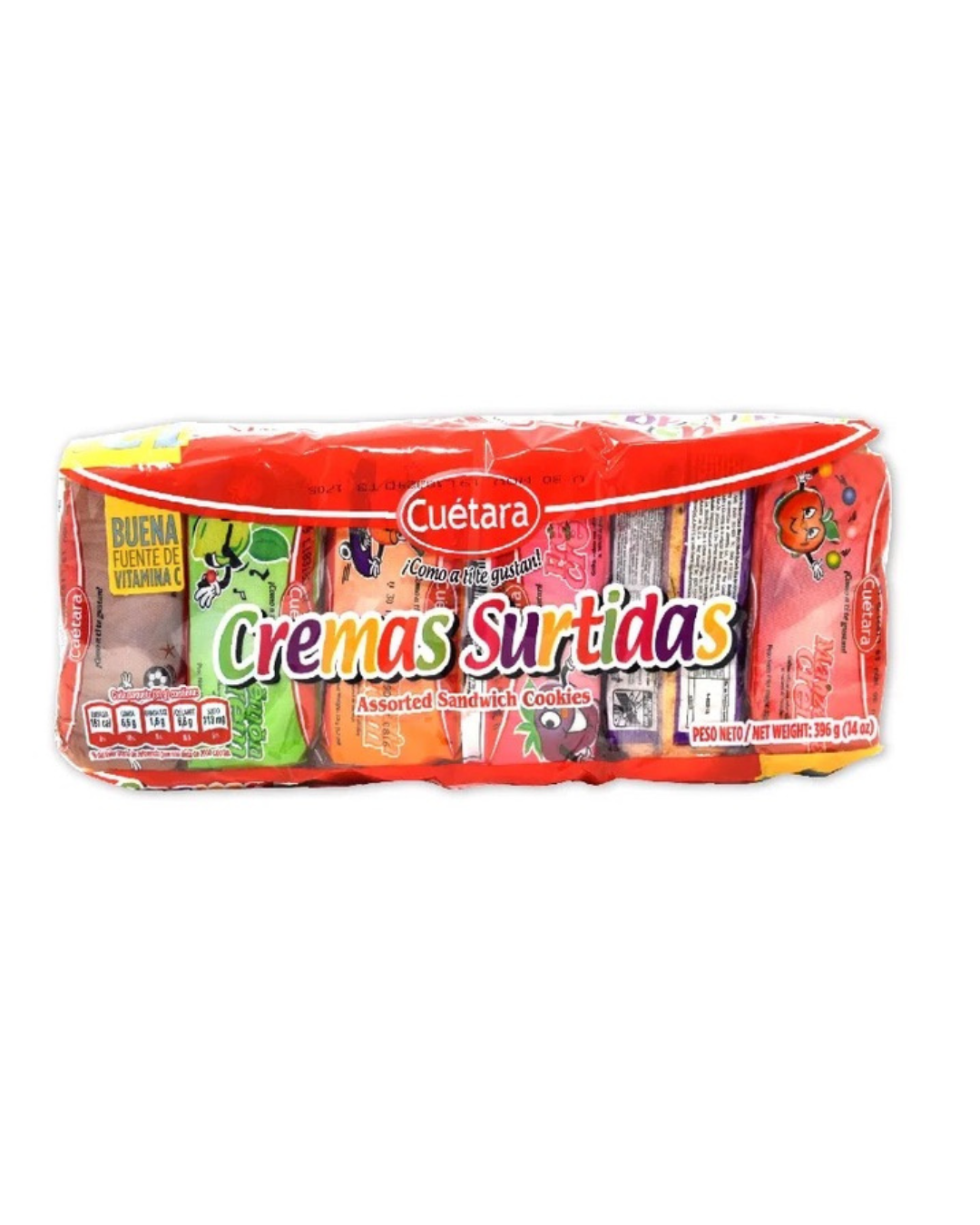 Cuetara- Cremas Surtidas 396g.