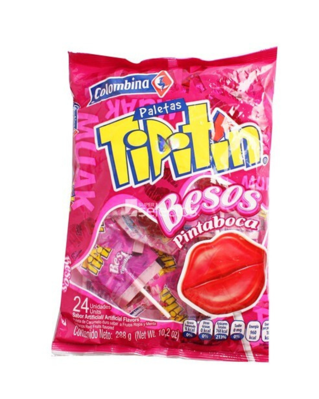 Tipitin- Besos Pintaboca 300g.
