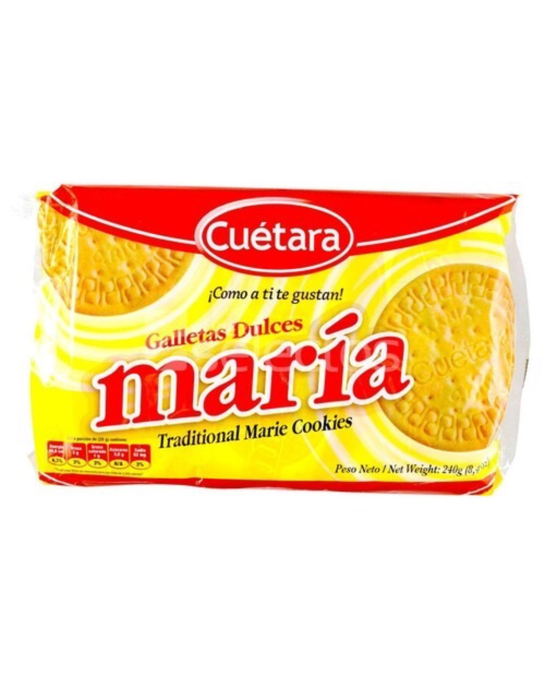 Cuetara- Galleta Maria 240g.