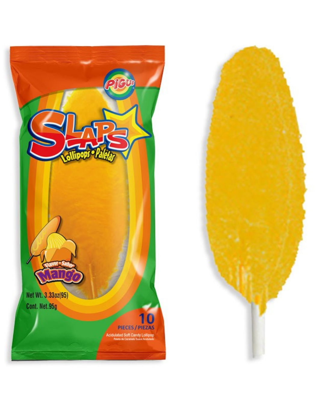 Pigui Slaps Sabor Mango 10uds.