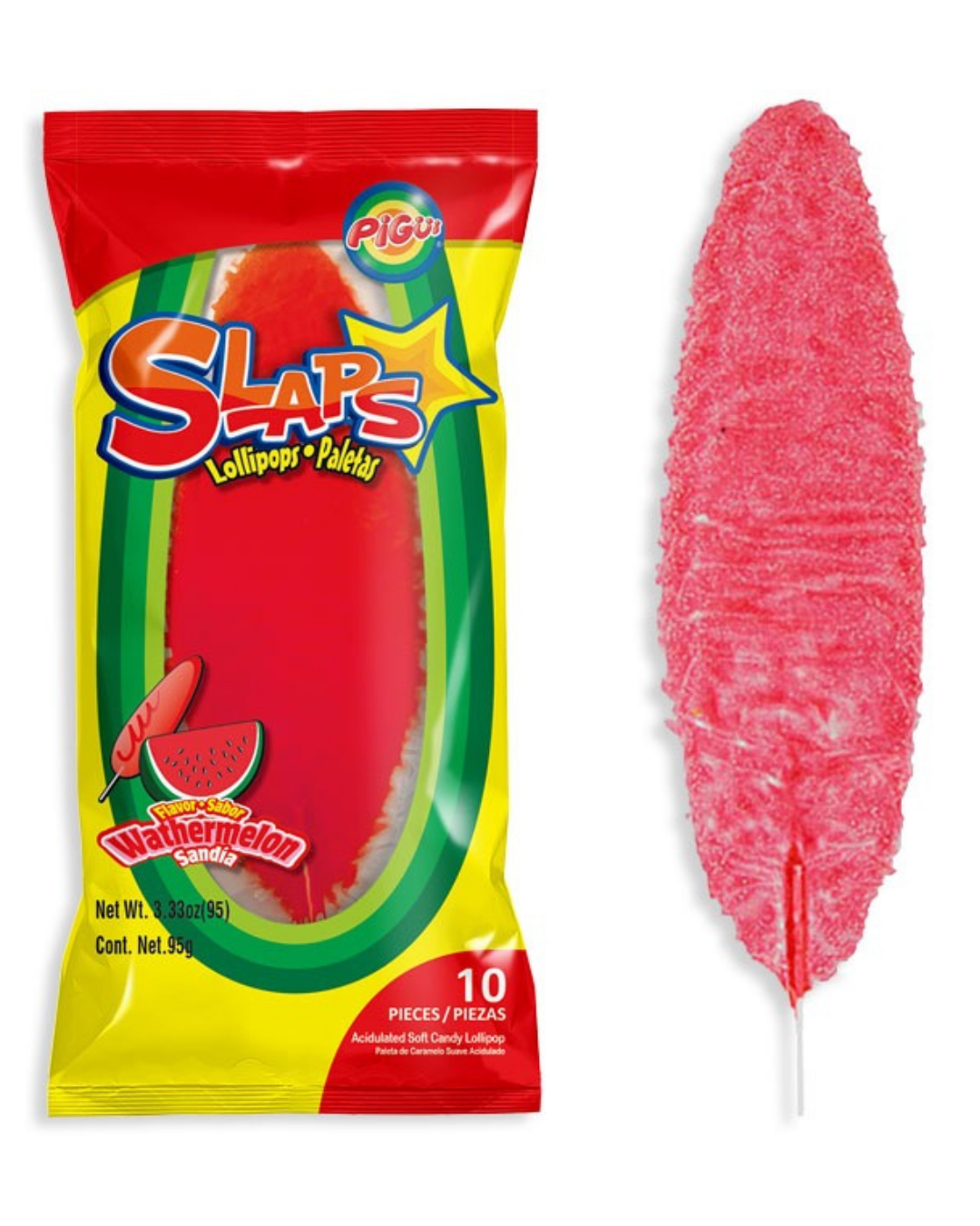Pigui Slaps Sabor Sandia 10uds.