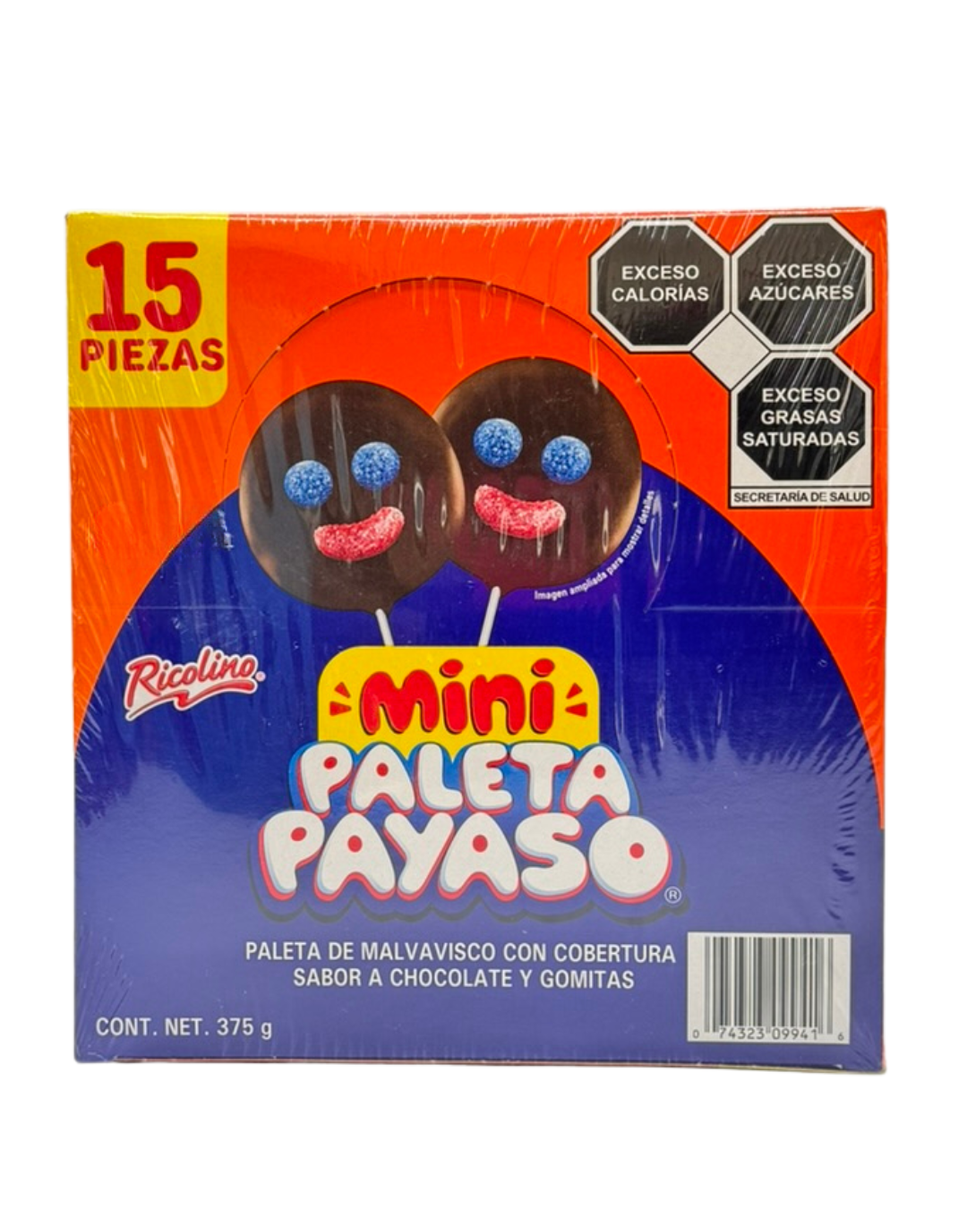 Mini Paleta Payaso 15uds.